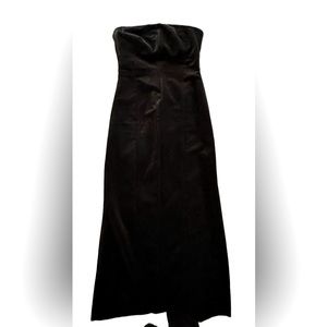 Zara Strapless Velvet Dress